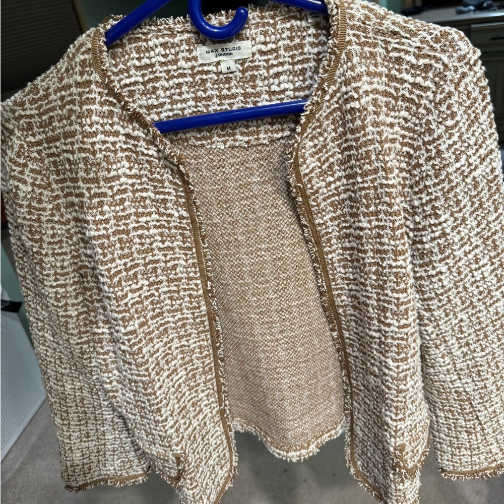 Max studio cropped jacket